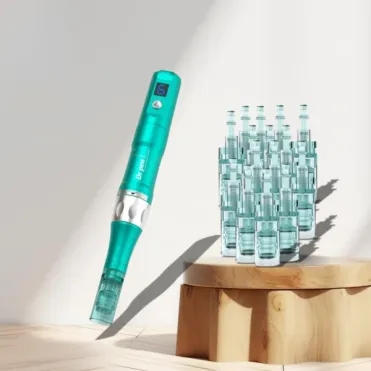 【整備済　極美品】ライトグリーン　オリンパス PEN S 　#1436 Dr. Pen A6S 17x Cartridges Smooth Texture Refining Microneedling