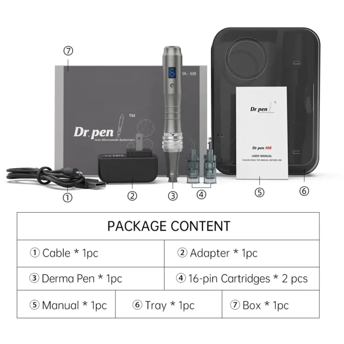 Original Dr. Pen M8 - Wired Microneedling Pen - Dr.pen Club
